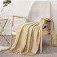 Ownkoti Knitted Sofa Blanket Couch Blanket With Tassels