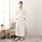 Ownkoti Puffy Fleece Pajama Long Bathrobe