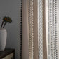 Geometric Tassel Curtain Semi Blackout Drapes