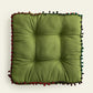 Solid Double Tassel Chair Pad Floor Cushion