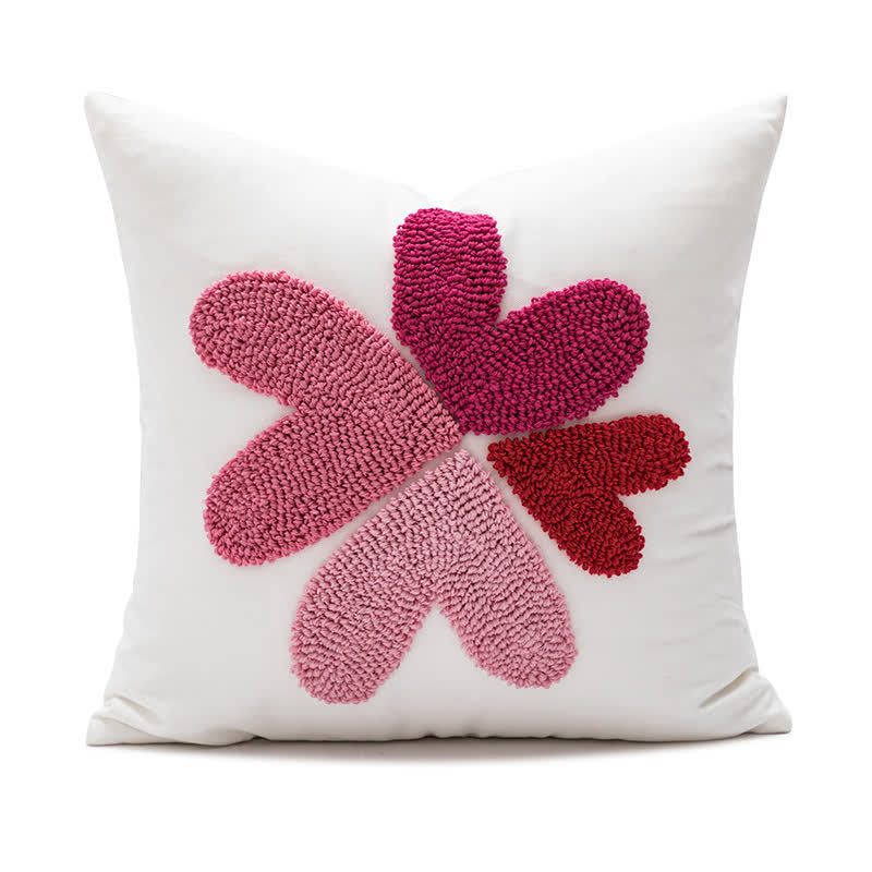 Valentine's Day Embroidered Pillow Cover