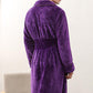 Ownkoti Puffy Fleece Pajama Long Bathrobe