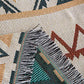 Ownkoti Indian Geometric Blanket Reversible Sofa Cover