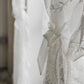 Ruffle Lace Curtain Hollow-Out Transparent Drapes