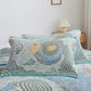 Ownkoti Sea Fish Pattern Cotton Pillow Towel (2PCS)