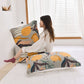 Ownkoti Boho Cotton Fruit Print Pillow Towel Bed Decor (2PCS)