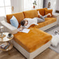 Suede Stretchable Sectional Couch Cover