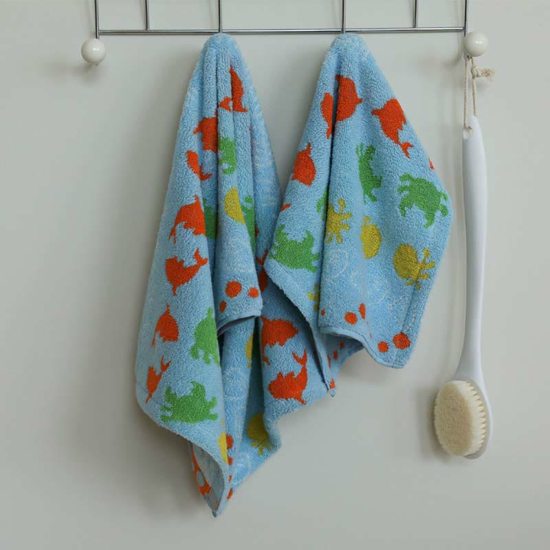 Ownkoti Cute Dolphin Cotton Towel for Kids