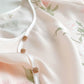 Pink Flower Print Soft Breathable Nightdress