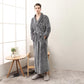 Ownkoti Puffy Fleece Pajama Long Bathrobe