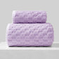 Solid Color Breathable Fleece Bath Towel(2PCS)