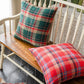 Ownkoti Christmas Theme Classic Plaid Cotton Pillowcase