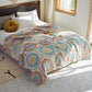 Circle Pattern Cotton Double-Side Quilt