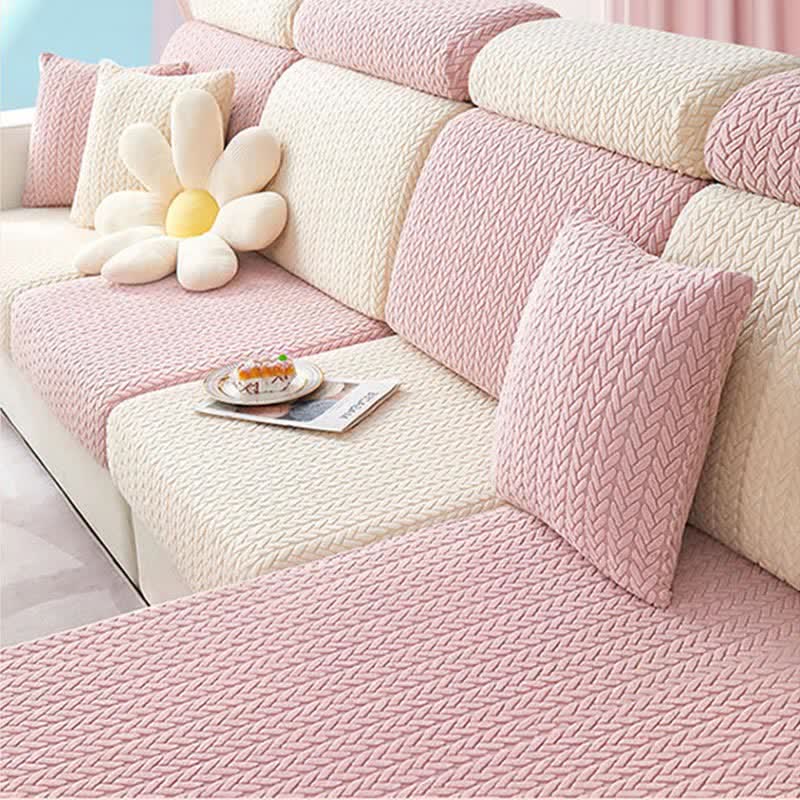 Ownkoti Wheat Pattern Sectional Pet Couch Cover