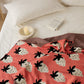 Strawberry Print Soft Cotton Reversible Blanket