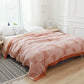 Lightweight Peony Cotton  Reversible Blanket