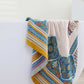 Retro Soft Cotton Reversible Bath Towel