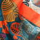 Ownkoti Orange Cartoon Flower Pattern Cotton Quilt