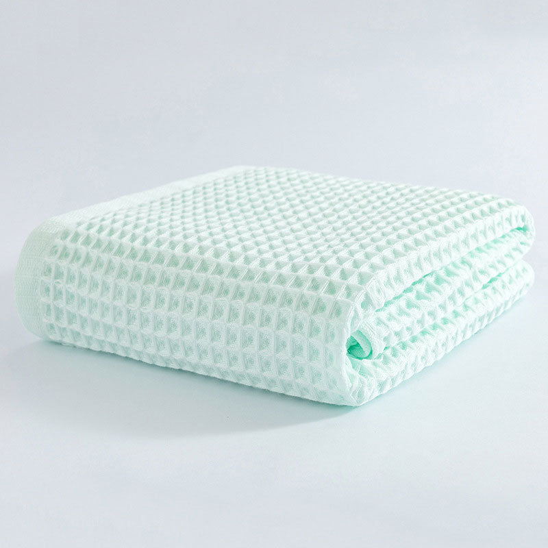 Ownkoti Breathable Cotton Waffle Weave Bath Towel