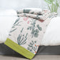 Flower Plant Cotton Reversible Soft Quilt