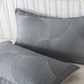 Ownkoti Circle Stripe Breathable Pillow Towel (2PCS)