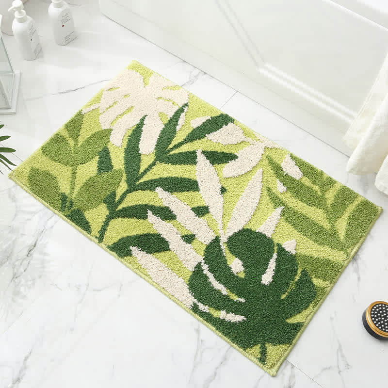 Ownkoti Palm Soft Non-Slip Entryway Rug