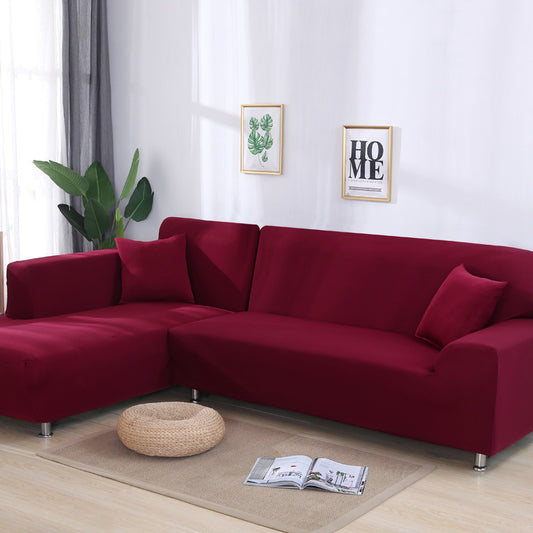 Solid Color Elastic Stretchable Sofa Cover