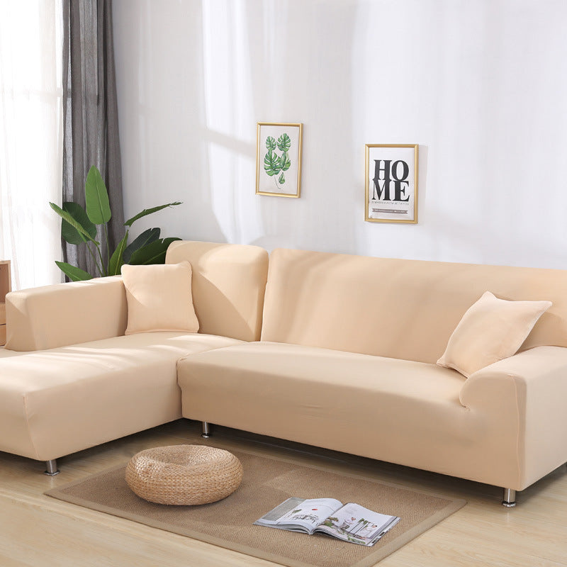 Solid Color Elastic Stretchable Sofa Cover