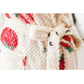 Ownkoti Fruit Print Breathable Bathrobe with Belt