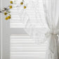 Ruffle Lace Curtain Hollow-Out Transparent Drapes