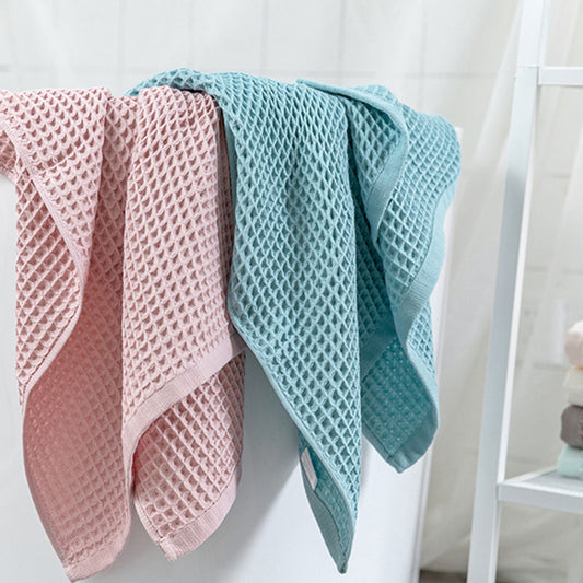 Ownkoti Breathable Cotton Waffle Weave Bath Towel