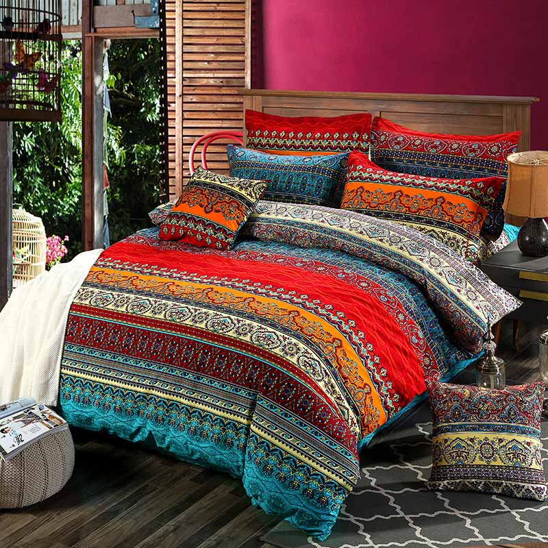 Boho Duvet Cover with Pillowcases