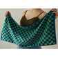 Retro Checkerboard Breathable Cotton Towel