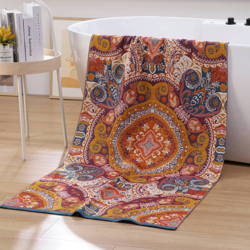 Ownkoti Printed Reversible Beach Towel Bath Towel