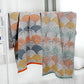 Ownkoti Shell Print Jacquard Cotton Bath Towel