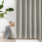 Simple Style Grid Waterproof Shower Curtain